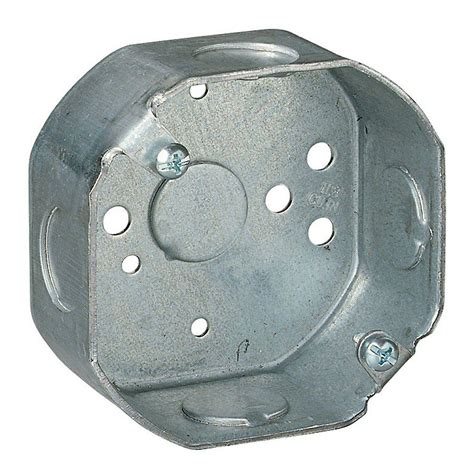 3-1 2 electrical box octagon cover|octagon outlet box with receptacle.